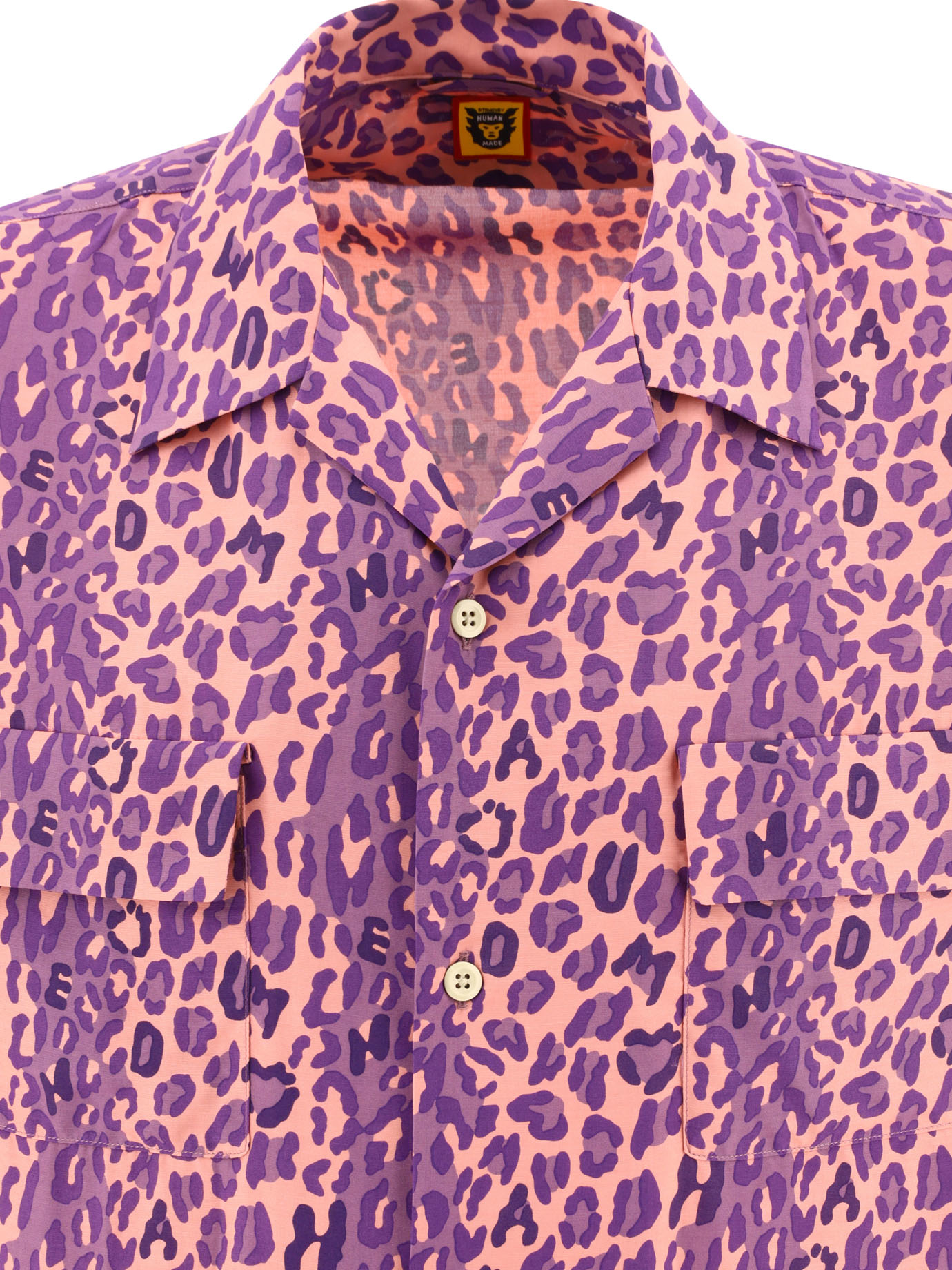 HUMAN MADE Pink Leopard Aloha shirt